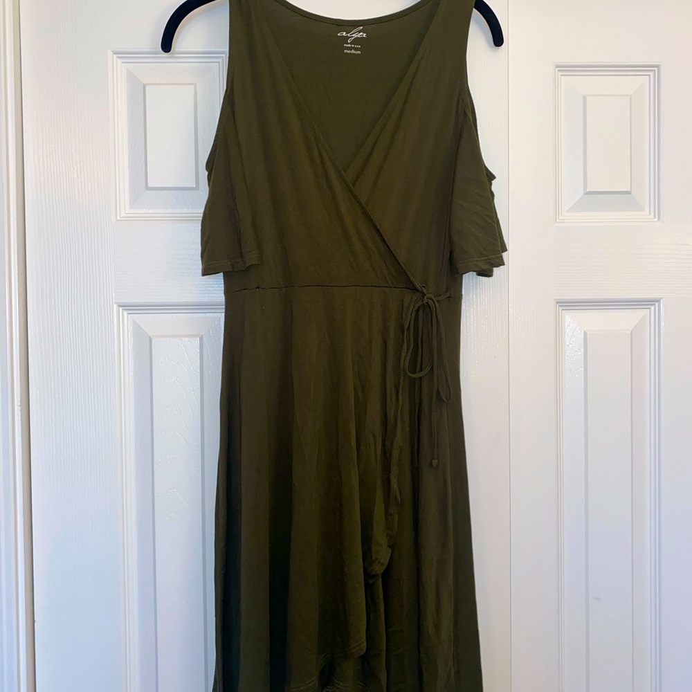 Cold shoulder dress